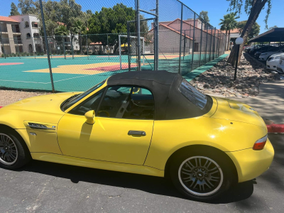 2000 BMW M Roadster in Dakar Yellow 2 over Black Nappa