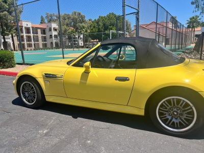 2000 BMW M Roadster in Dakar Yellow 2 over Black Nappa