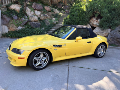 2000 BMW M Roadster in Dakar Yellow 2 over Black Nappa