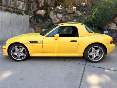 2000 BMW M Roadster in Dakar Yellow 2 over Black Nappa