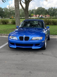 2000 BMW M Roadster in Estoril Blue Metallic over Estoril Blue & Black Nappa