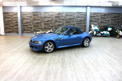 2000 BMW M Roadster in Estoril Blue Metallic over Estoril Blue & Black Nappa