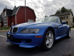 2000 BMW M Roadster in Estoril Blue Metallic over Estoril Blue & Black Nappa