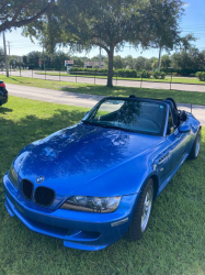 2000 BMW M Roadster in Estoril Blue Metallic over Estoril Blue & Black Nappa