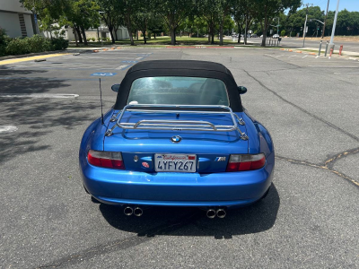 2000 BMW M Roadster in Estoril Blue Metallic over Estoril Blue & Black Nappa