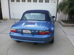 2000 BMW M Roadster in Estoril Blue Metallic over Black Nappa