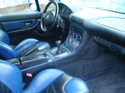 2000 BMW M Roadster in Estoril Blue Metallic over Estoril Blue & Black Nappa
