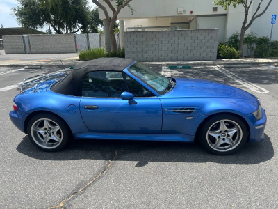 2000 BMW M Roadster in Estoril Blue Metallic over Estoril Blue & Black Nappa