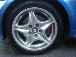 2000 BMW M Roadster in Estoril Blue Metallic over Estoril Blue & Black Nappa