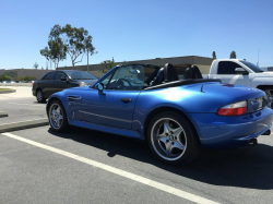 2000 BMW M Roadster in Estoril Blue Metallic over Estoril Blue & Black Nappa