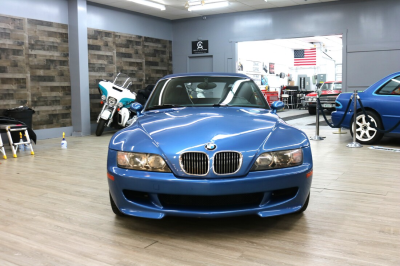 2000 BMW M Roadster in Estoril Blue Metallic over Estoril Blue & Black Nappa