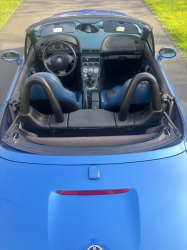 2000 BMW M Roadster in Estoril Blue Metallic over Estoril Blue & Black Nappa