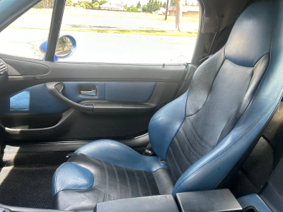 2000 BMW M Roadster in Estoril Blue Metallic over Estoril Blue & Black Nappa