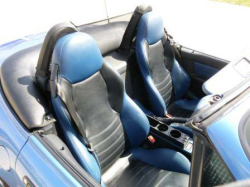 2000 BMW M Roadster in Estoril Blue Metallic over Estoril Blue & Black Nappa