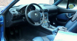 2000 BMW M Roadster in Estoril Blue Metallic over Estoril Blue & Black Nappa