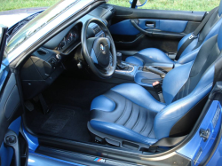 2000 BMW M Roadster in Estoril Blue Metallic over Estoril Blue & Black Nappa