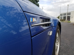 2000 BMW M Roadster in Estoril Blue Metallic over Estoril Blue & Black Nappa