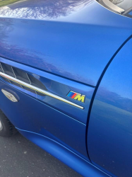 2000 BMW M Roadster in Estoril Blue Metallic over Estoril Blue & Black Nappa