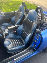 2000 BMW M Roadster in Estoril Blue Metallic over Estoril Blue & Black Nappa
