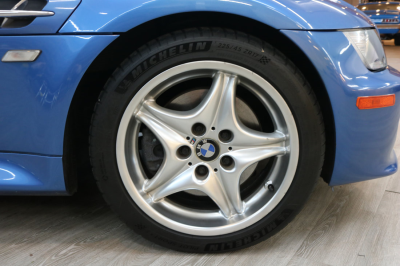 2000 BMW M Roadster in Estoril Blue Metallic over Estoril Blue & Black Nappa