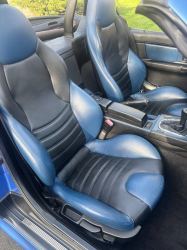 2000 BMW M Roadster in Estoril Blue Metallic over Estoril Blue & Black Nappa