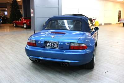 2000 BMW M Roadster in Estoril Blue Metallic over Estoril Blue & Black Nappa