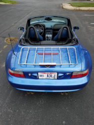 2000 BMW M Roadster in Estoril Blue Metallic over Estoril Blue & Black Nappa