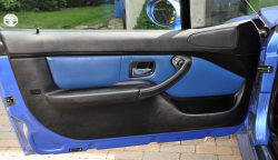 2000 BMW M Roadster in Estoril Blue Metallic over Estoril Blue & Black Nappa
