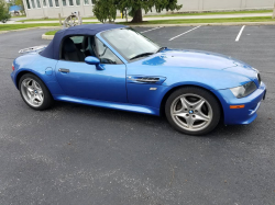 2000 BMW M Roadster in Estoril Blue Metallic over Estoril Blue & Black Nappa