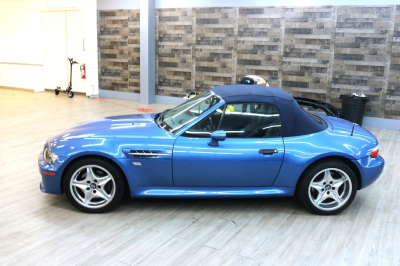 2000 BMW M Roadster in Estoril Blue Metallic over Estoril Blue & Black Nappa