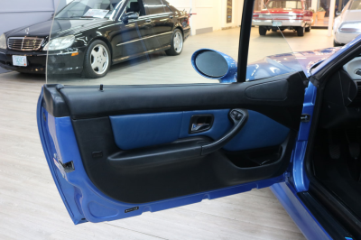 2000 BMW M Roadster in Estoril Blue Metallic over Estoril Blue & Black Nappa