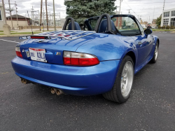 2000 BMW M Roadster in Estoril Blue Metallic over Estoril Blue & Black Nappa