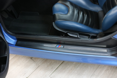 2000 BMW M Roadster in Estoril Blue Metallic over Estoril Blue & Black Nappa