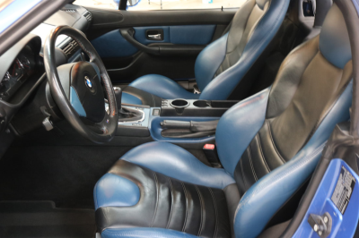 2000 BMW M Roadster in Estoril Blue Metallic over Estoril Blue & Black Nappa