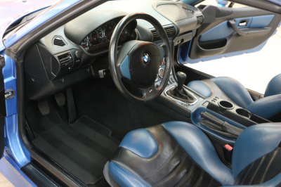 2000 BMW M Roadster in Estoril Blue Metallic over Estoril Blue & Black Nappa