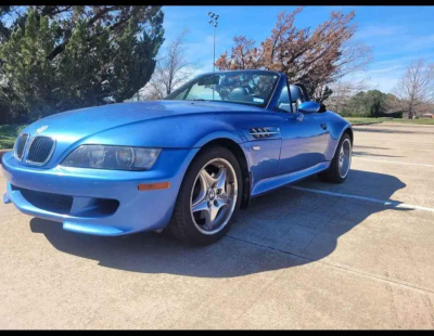 2000 BMW M Roadster in Estoril Blue Metallic over Estoril Blue & Black Nappa