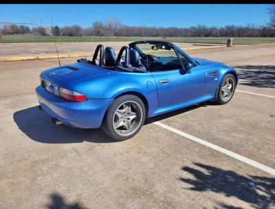 2000 BMW M Roadster in Estoril Blue Metallic over Estoril Blue & Black Nappa