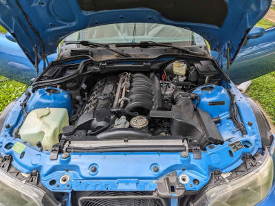 2000 BMW M Roadster in Estoril Blue Metallic over Estoril Blue & Black Nappa