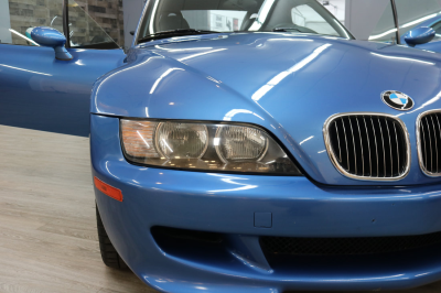2000 BMW M Roadster in Estoril Blue Metallic over Estoril Blue & Black Nappa