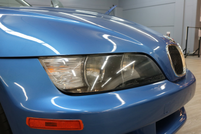 2000 BMW M Roadster in Estoril Blue Metallic over Estoril Blue & Black Nappa