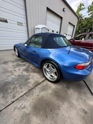 2000 BMW M Roadster in Estoril Blue Metallic over Black Nappa