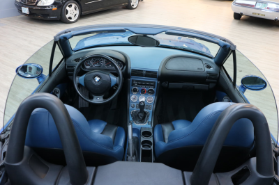 2000 BMW M Roadster in Estoril Blue Metallic over Estoril Blue & Black Nappa