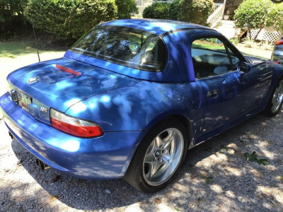 2000 BMW M Roadster in Estoril Blue Metallic over Black Nappa