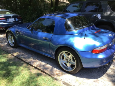 2000 BMW M Roadster in Estoril Blue Metallic over Black Nappa