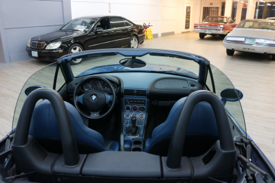 2000 BMW M Roadster in Estoril Blue Metallic over Estoril Blue & Black Nappa