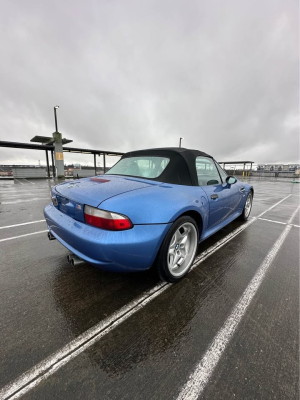 2000 BMW M Roadster in Estoril Blue Metallic over Black Nappa