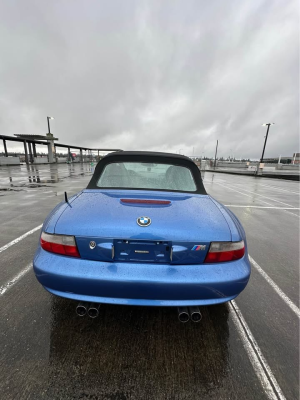 2000 BMW M Roadster in Estoril Blue Metallic over Black Nappa