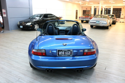 2000 BMW M Roadster in Estoril Blue Metallic over Estoril Blue & Black Nappa