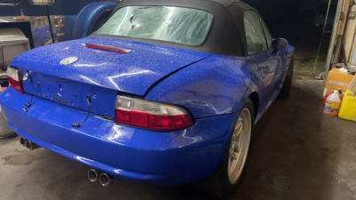 2000 BMW M Roadster in Estoril Blue Metallic over Estoril Blue & Black Nappa
