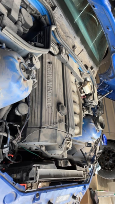2000 BMW M Roadster in Estoril Blue Metallic over Estoril Blue & Black Nappa